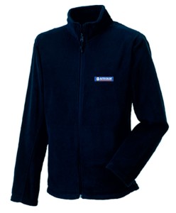 Men's fleece jacket - navy blue
