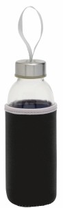 Szklany bidon 450 ml w pokrowcu