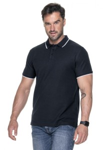 Men's polo shirt - black